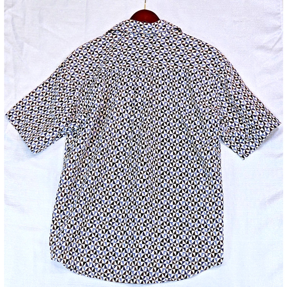 David Adams Collection Men's Shirt Short Sleeve Button Up w/ Pocket Size Large - Picture 5 of 6
